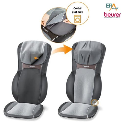 Đệm ghế massage shiatshu 3D kèm nhiệt Beurer MG295