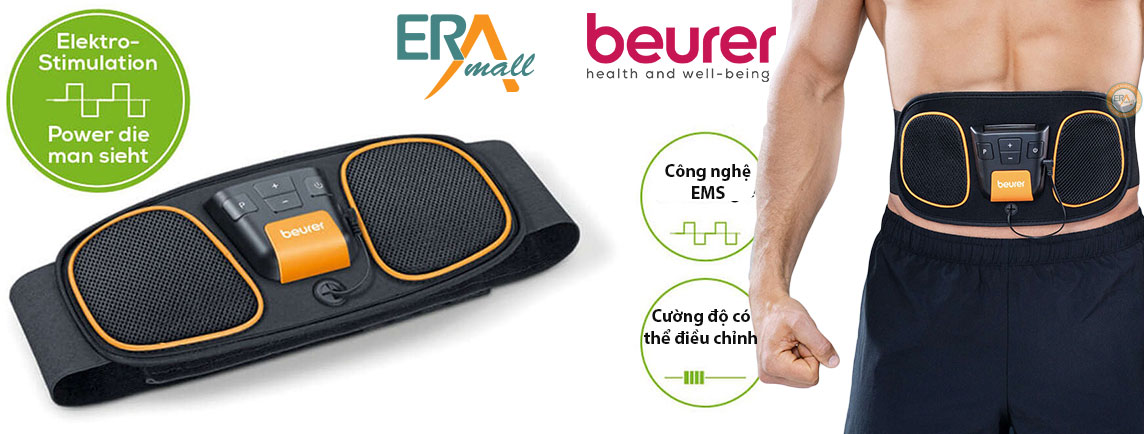 Đai massage bụng xung điện 2 cực Beurer EM32