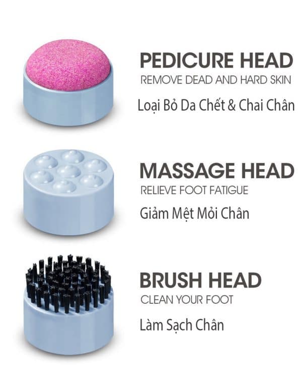 Bồn ngâm chân hồng ngoại Lanaform Luxury LA110415-phụ kiện massage
