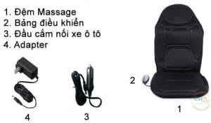 Đệm massage ô tô Lanaform LA110304-chair