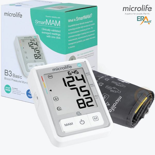 Máy đo huyết áp bắp tay Microlife B3 Basic