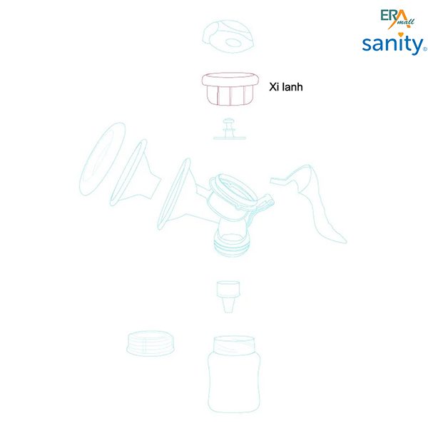 Xi lanh Phụ kiện dụng cụ hút sữa cầm tay Sanity AP-154AM