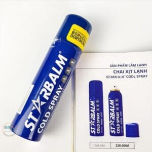 Chai xịt lạnh giảm đau Starbalm 150ml
