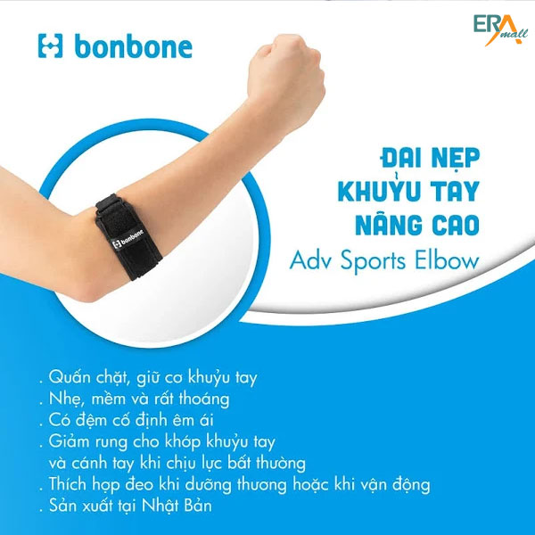 Đai nẹp khuỷu tay nâng cao ADV Sports Elbow