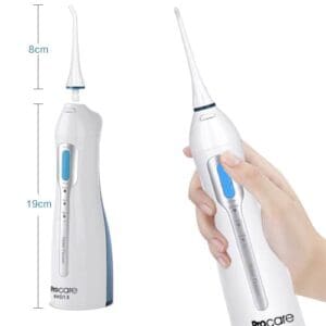 Máy tăm nước cầm tay du lịch Procare KHD13-size