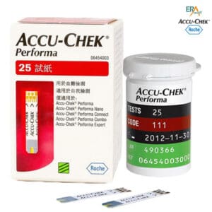 Hộp 25 que thử đường huyết Accu-Chek Performa