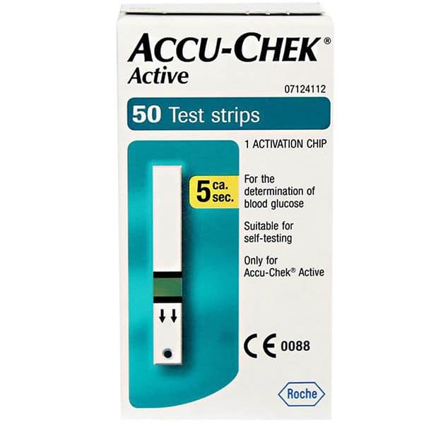 Hộp 50 que thử đường huyết Accu-Chek Active_1