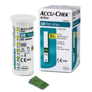 Hộp 50 que thử đường huyết Accu-Chek Active_2
