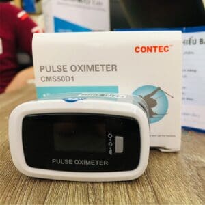 Máy đo nồng độ oxy SpO2 và nhịp tim Contec CMS50D1_life1