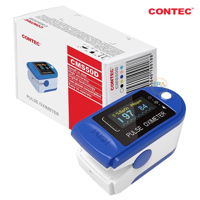 Máy đo nồng độ oxy trong máu SpO2 Contec CMS50D