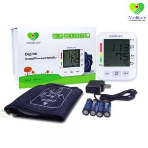 Máy đo huyết áp bắp tay có adapter iMediCare IBPM-6S