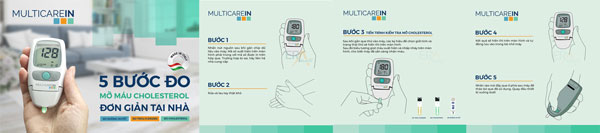 Hướng dẫn sử dụng Máy đo đường huyết và mỡ máu 3 trong 1 BSI MutiCareIn