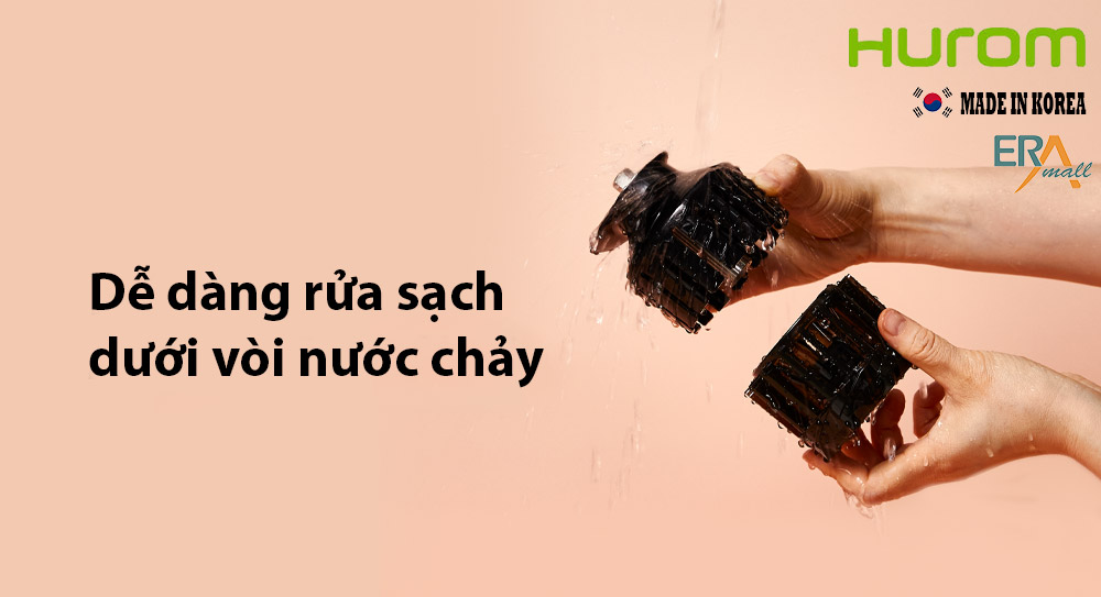 Máy-ép-chậm-Hurom-H310A rửa dễ dàng
