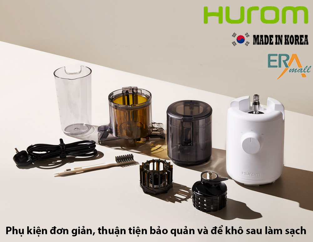 Máy-ép-chậm-Hurom-H310A-bộ sản phẩm