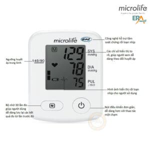 Máy đo huyết áp bắp tay Microlife A2 Classic