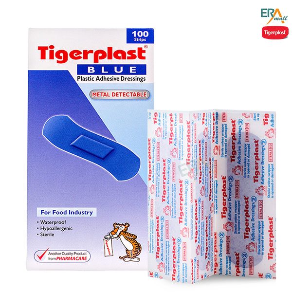 Băng cá nhân chăm sóc vết thương Tigerplast Blue