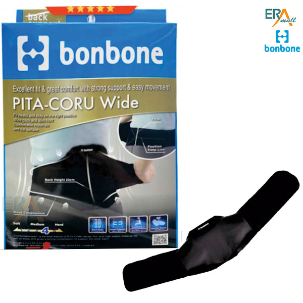 Đai hỗ trợ vùng thắt lưng Bonbone Pita Coru Wide bản rộng