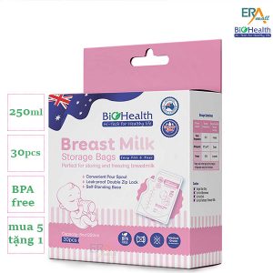 Hộp 30 túi trữ sữa BioHealth 250ml