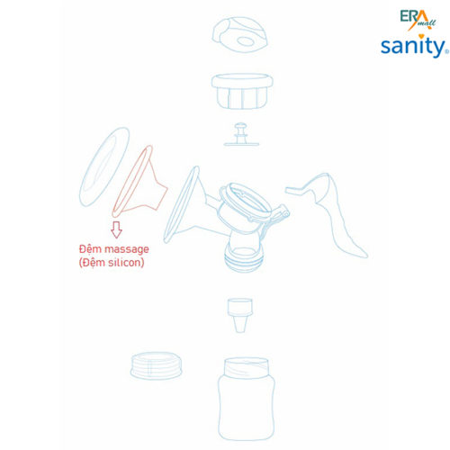 DDeejm massage - Phụ kiện dụng cụ hút sữa cầm tay Sanity AP-154AM