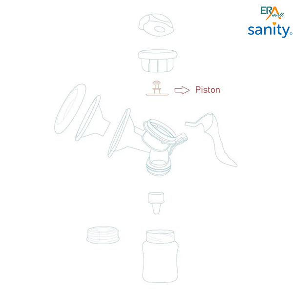 Piston-Phụ kiện dụng cụ hút sữa cầm tay Sanity AP-154AM