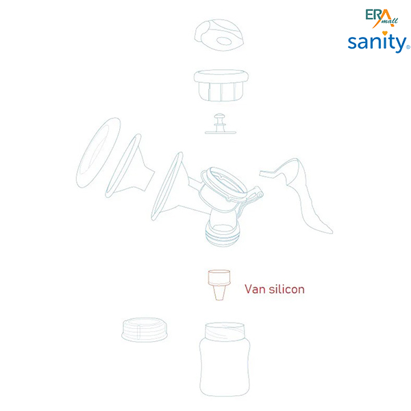Van silicone - Phụ kiện dụng cụ hút sữa cầm tay Sanity AP-154AM