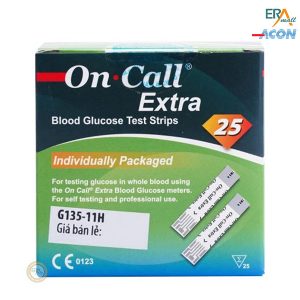 Hộp 25 que thử đường huyết On Call Extra