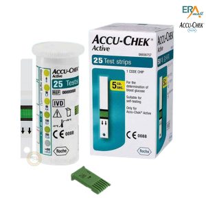Hộp 25 que thử đường huyết Accu-Chek Active