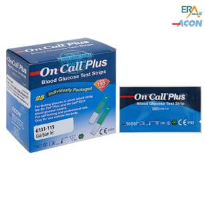 Hộp 25 que thử đường huyết On Call Plus