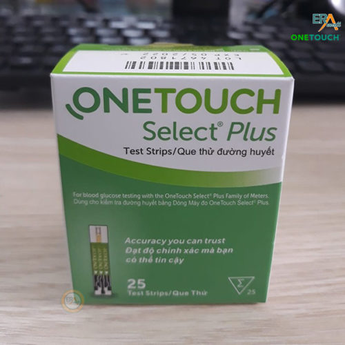 Hộp 25 que thử đường huyết One Touch Select