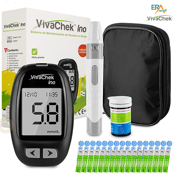 Máy đo đường huyết VivaChek Ino - bộ gồm 25 que