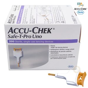 Hộp 200 kim lấy máu Accu-Chek Safe T-Pro Uno