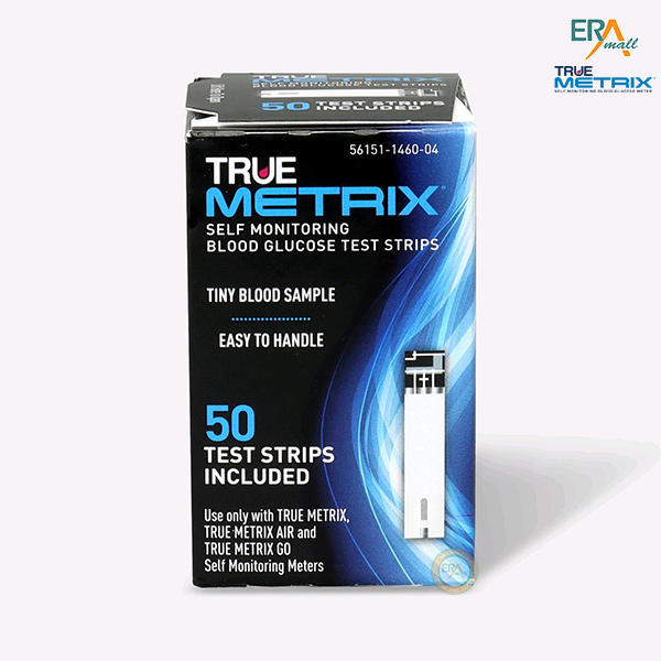 Hộp 50 que thử đường huyết True Metrix