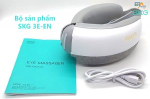 Máy massage mắt kèm nhiệt SKG E3-EN - bộ sản phẩm