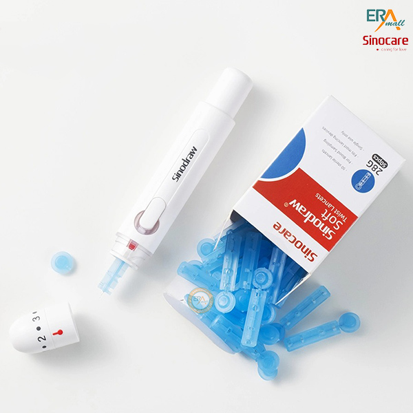 Hộp-50-kim-lấy-máu-Sinocare-Sinodraw-Soft-28G-open