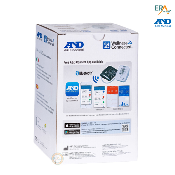 Máy-đo-huyết-áp-bắp-tay-kết-nối-Bluetooth-AND-UA-651BLE-hộp Máy đo huyết áp bắp tay có Bluetooth AND UA-651BLE