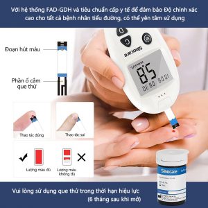 Máy đo đường huyết Sinocare Safe Accu