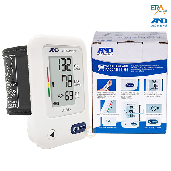 Máy đo huyết áp cổ tay điện tử AND UB-525