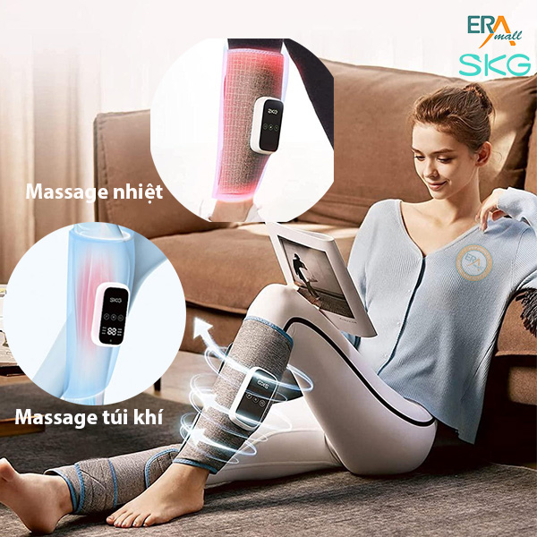 Đai massage chân kèm nhiệt SKG BM3-E