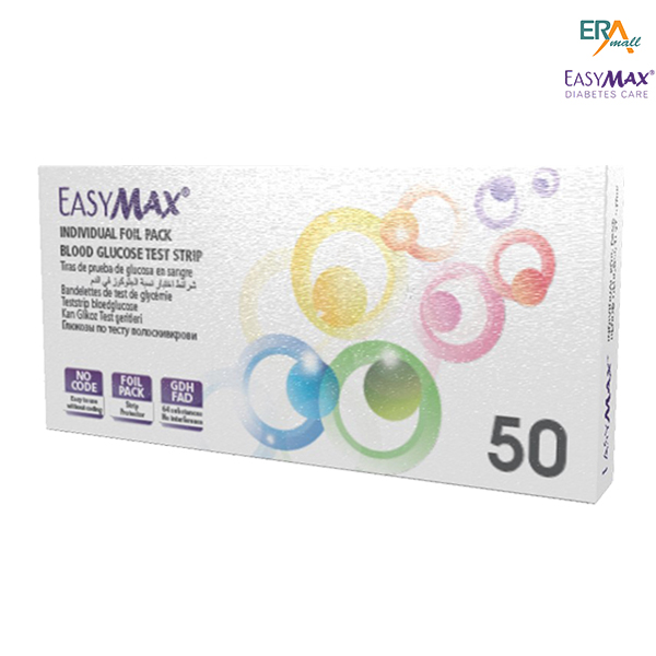 Hộp 50 que thử đường huyết EasyMax
