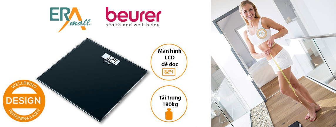Cân sức khoẻ điện tử mặt kính Beurer GS10