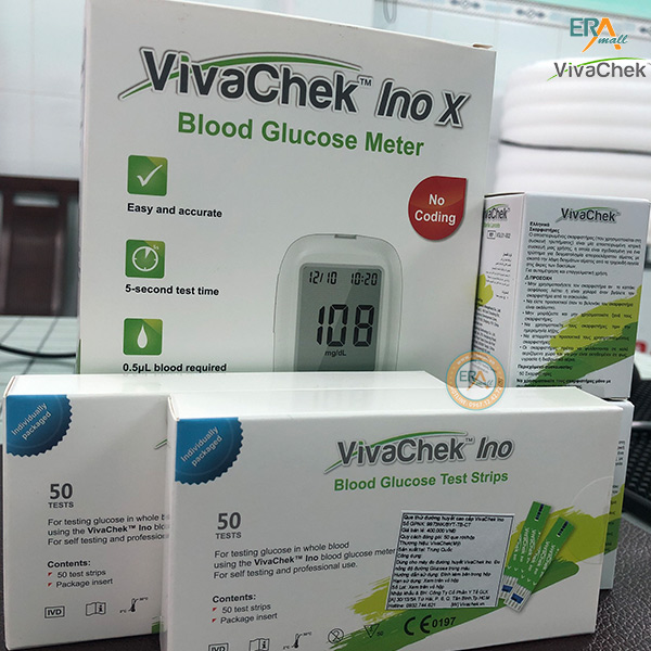 Máy-đo-đường-huyết-VivaChek-Ino-X-thực-tế-combo Máy đo đường huyết VivaChek Ino X
