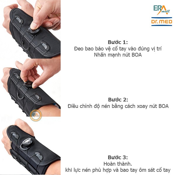 Bao đeo bảo vệ cổ tay BOA DrMED DR-W081