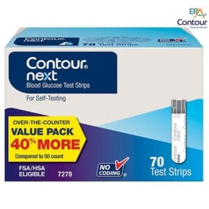 Hộp 70 que thử đường huyết Contour Next